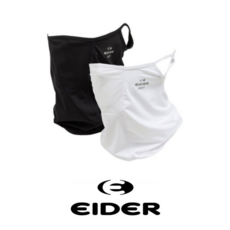 [백화점 매장판] 아이더 냉감소재 자외선 차단 기능성 넥마스크 스카프 흡습 속건 메쉬 등산 바이크 자전거 아웃도어 스포츠 마스크, 팬텀 블랙, 1개