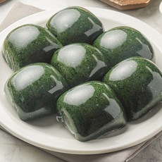 쑥인절미 진도 해풍쑥 전통 쑥떡 콩고물포함 당일생산 개별포장 식사대용, 1개, 2kg