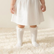 솜니움베베 국내생산 돌아기 프릴 레이스 니삭스 돌잔치 셀프촬영 양말
