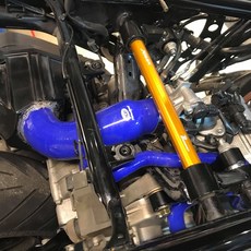 普菲迅國際 YAMAHA X-MAX 300 專用進氣管呼吸管組，提升引擎性能，優化加速反應, 單買呼吸管紅色