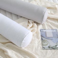 우리앤데코 알러지케어 바디필로우 롱쿠션 바디필로우커버 긴베개, 커버만, 화이트 원형 100X20cm