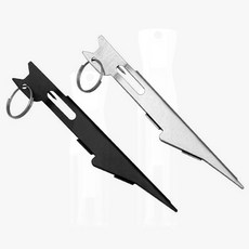 스텐 낚시줄 바늘 결속기 묶기 매듭기, 1개, 실버