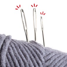 세트 손쉬운 실꿰기 편한 편한 큰구멍 실넣기 니들 귀큰바늘 실꿰기 30p 바늘, 귀큰바늘세트