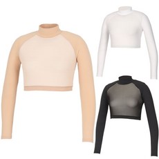 KIM YUNG J GLF 여성 반목 크롭 탱크탑 자외선차단 냉감 골프이너웨어 KNMLQT10