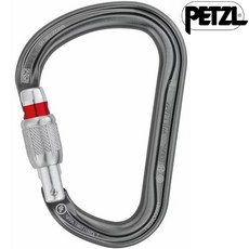 Petzl WILLIAM ScrewLock 帶鎖鉤環/梨型D環/大D勾環 M36A-SL, 1個