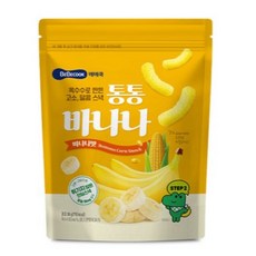 베베쿡 유아용 통통바나나 과자, 바나나맛, 30g, 4개