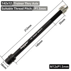 HEPPE 자전거 트레이너 스루 액슬 MTB 샤프트 꼬치 1 2 3 4mm 와셔 어댑터 12x142 12x148, 142x12 P1.5