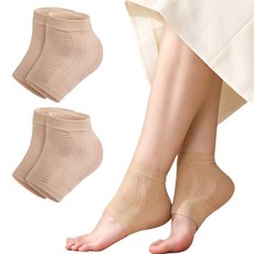 셀프핏 발 뒤꿈치 갈라짐 각질케어 풋패드 보습양말, 스킨, 2세트