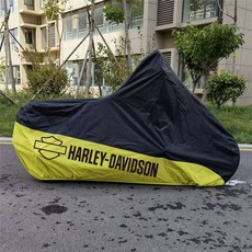 블랙 바이크 커버 오토바이, 1, P. 블랙옐로우 컬러 블로킹 방수방자