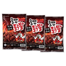 원앙 직화 무뼈 졸맵닭발, 3개, 150g