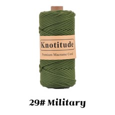 3.0mm 90yard 우동실 민자로프 브레이드실 마크라메실 얇은우동끈 컬러로프, No.29, 1개