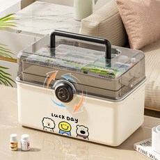 다용도 대용량 수납함 정리함 구급함, 1개
