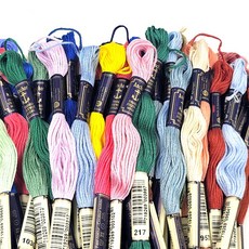 25번 면사 프랑스자수실세트 Anchor 앵커 60색, 1개, 혼합