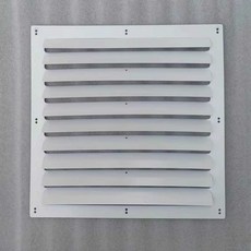 에어컨 실외기 앞 그릴 패널 바람 에어가이드 전환구