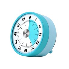 157FISHSTICK 機械計時器 磁鐵自律60分鐘可視計時器 大聲帶支架秒錶鬧鐘 廚房計時器, 1個, 綠色