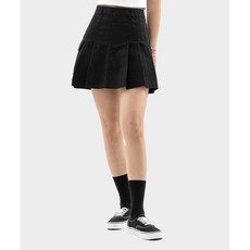 DICKIES 언밸런스드 플리츠 스커트 Black 293324