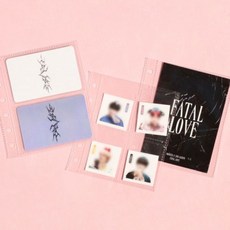 러버스 레코드 6공 리필 파일, 키노 엽서, 색상, 1개, 내지매수