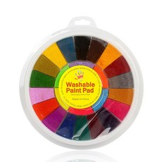 스펀지 물감 스탬프 잉크 패드 다색 원형 미술용 손도장, 25컬러(x2)