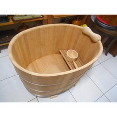 台灣檜木3尺泡澡桶豪華組, 1個