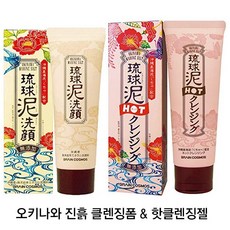 오키나와 천연소금 진흙 클렌저 핫 클렌징젤 블랙헤드 모공 피지 크림거품, 오키나와 머드 클렌징폼 100g, 1개