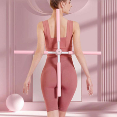 2in1 일체형 회전십자 스트레칭봉, 1개, 블루