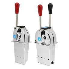 보트 기어레버 스로틀 선박 핸들 엔진 컨트롤 박스, 이중 핸들 알루미늄 합금, 1개, TARO 스로틀 수입