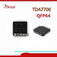 2개/몫 및 기존 TDA7706CA QFP-64, 01 2PCS
