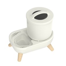 퓨어나인 셀프케어S9 (총 거름망 2개) 프리미엄 펫워터생성 자동급수기 고양이정수기 강아지급수기, 1세트, 화이트크림, D15(총거름망2개)