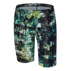 백화점상품 아레나 남성수영복 플로잉 4부 카키 차분한 실내수영복