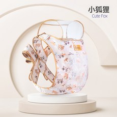 DIU 傳統四爪簡易綁帶前背後背式背嬰兒寶寶揹帶老式, 小狐狸綁帶