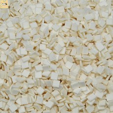 【熱銷 臺灣出貨】寵物紙纖維墊材 奶油小方墊料 倉鼠 寵物鼠 爬蟲底材 倉鼠 守宮 蜥蜴 金絲熊, 1個, 500G