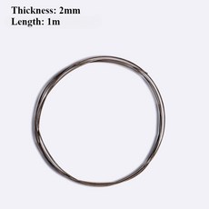 도자기 도구 가마 점토 발사 가능한 액세서리 보석 세라믹 와이어 고온 텅스텐 재사용, Thick 2mm 1M, 1개