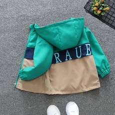 여아 바람막이 귀여운 캐릭터 후드점퍼 키즈 자켓 아동 봄점퍼 어린이 패션자켓, 140cm, G. 크라 재킷 그린