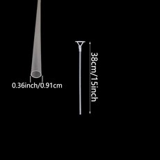 풍선 스틱 투명 홀더 풍선 웨딩 생일 파티 용품 스탠드, as picture shown, 30pcs, 38cm - 15inch