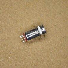 自鎖式金屬開關 12mm, 1個, 普通自鎖式金屬開關(無光)