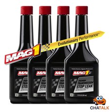 [누유 방지]MAG1 프리미엄 AUTO변속기(미션)오일 첨가제 354ml, 4개