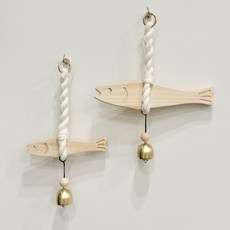 루이벤 집들이 개업식 액막이 명주실 행운 명태 도어벨, 작은물고기