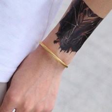 스테인레스 스틸 편조 말굽 매듭 커플 팔찌 케이블 쥬얼리 여성, 02 1