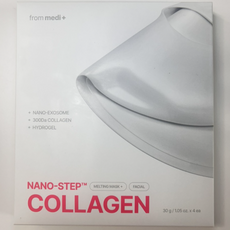 NANO 나노스텝 콜라겐 멜팅 마스크 1Box 페이스용 마스크팩, 1개, 30g, 4개입