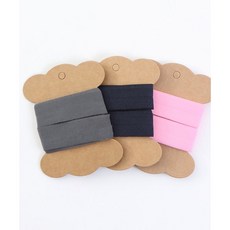 퀼트스타 컬러풀 바인딩 고무줄(접밴드) 20mm_3컬러, 1개, 그레이