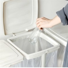 가정용 쓰레기 분리수거 재활용 봉투 거치대 2P 3P, 62막 재활용 봉투 50L (투명) 50p x1개