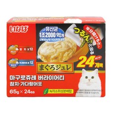 이나바 마구로쥬레 고양이 유산균 65g x 24개 코스트코, 혼합맛(참치/가다랑어포), 1개