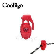 플라스틱 스프링 가방 파라코드 DIY 토글 신발끈 클립 수류탄 스트링 코드 액세서리 로프 스포츠웨어 12, d