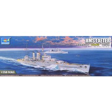 TRUMPETER 1:350 HMS Exeter 塑料模型戰艦, 1個