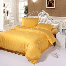 황금색 이불 차렵 이불커버 침구 퀸 신혼부부 호텔 유럽식(이불미포함)