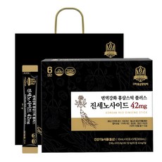 KOREA GINSENG 高麗紅蔘 42mg人蔘皂苷&紅蔘濃縮液禮盒 30條入+購物袋組, 300ml, 1組