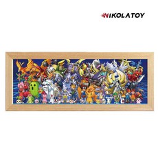 애니메이션 피규어 3D 그림 가족 사진 액자 니콜라토이 귀멸의칼날 원피스 포켓몬 슬램 디지털 베이비