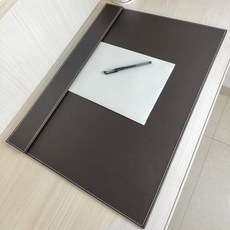 결재판 A3 가죽 클립보드 사무실 메모보드 회사 결재 파일, F. 갈색 베일 60x45cm