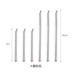 FaSoLa 密封棒 6支入 藕粉色 2包, 1個, 藕粉色 1包6支 長短各3支