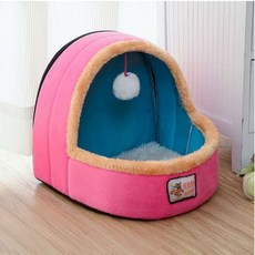 희미몰 고양이 숨숨집 고양이집 우주 출산 방 수면 고양이 텐트 대형종 소형종, 패션핑크, 1개